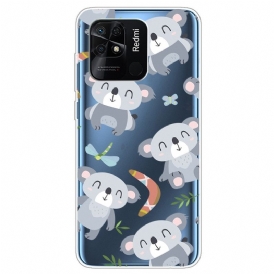 Skal För Xiaomi Redmi 10C Transparenta Flera Koalor