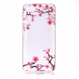 Skal För Xiaomi Redmi 6A Blommande Träd Transparent