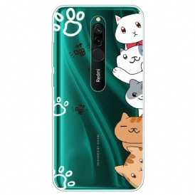 Skal För Xiaomi Redmi 8 Hej Katter