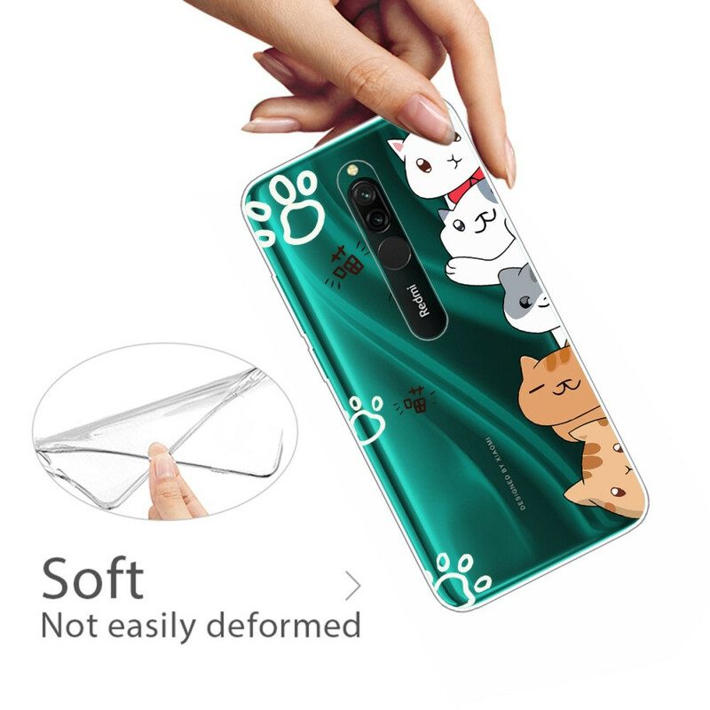 Skal För Xiaomi Redmi 8 Hej Katter