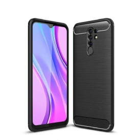 Skal För Xiaomi Redmi 9 Borstad Kolfiber