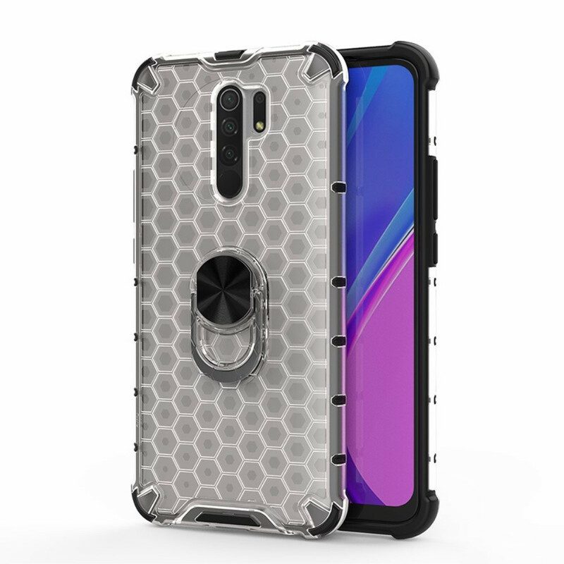 Skal För Xiaomi Redmi 9 Honeycomb Och Ring Style