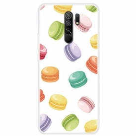 Skal För Xiaomi Redmi 9 Söta Macarons