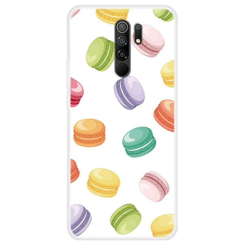 Skal För Xiaomi Redmi 9 Söta Macarons