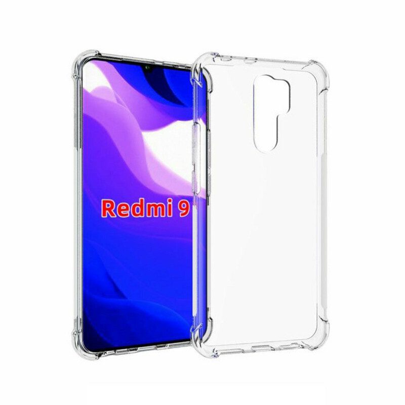 Skal För Xiaomi Redmi 9 Transparenta Förstärkta Hörn