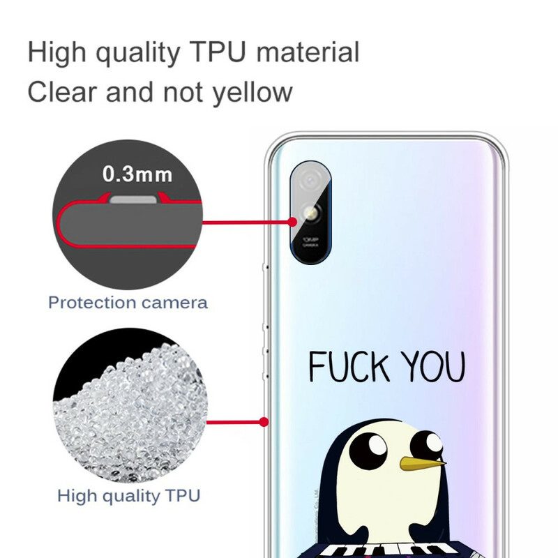 Skal För Xiaomi Redmi 9A Pingvin Knullar Dig