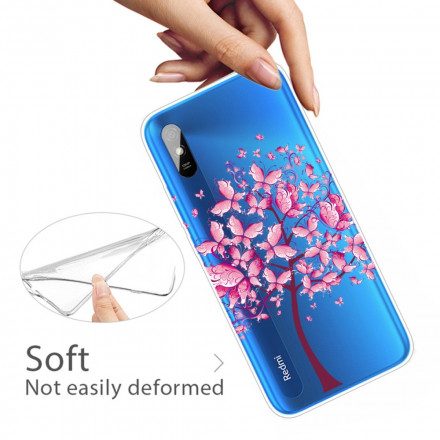 Skal För Xiaomi Redmi 9A Rosa Trädtopp