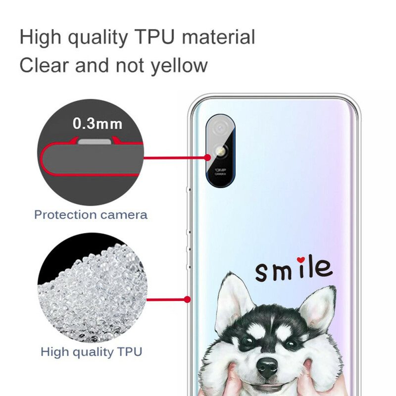 Skal För Xiaomi Redmi 9A Smile Dog