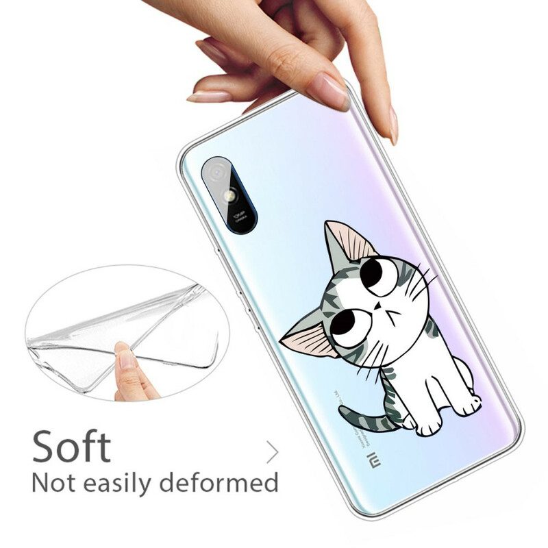 Skal För Xiaomi Redmi 9A Titta På Katterna