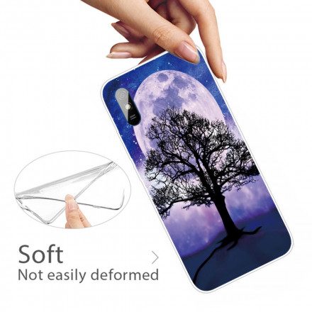 Skal För Xiaomi Redmi 9A Träd Och Måne