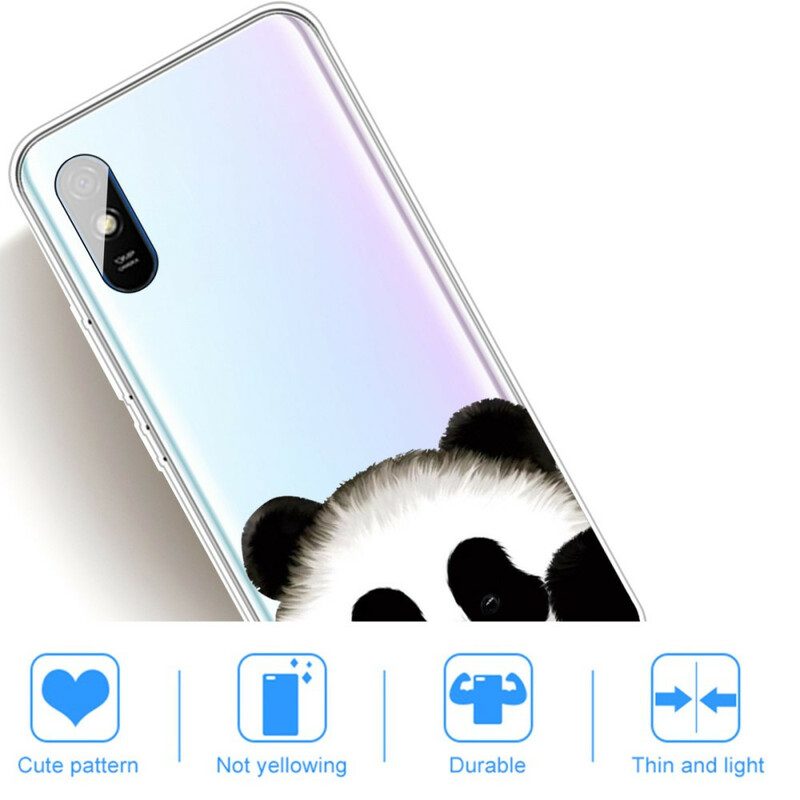 Skal För Xiaomi Redmi 9A Transparent Panda