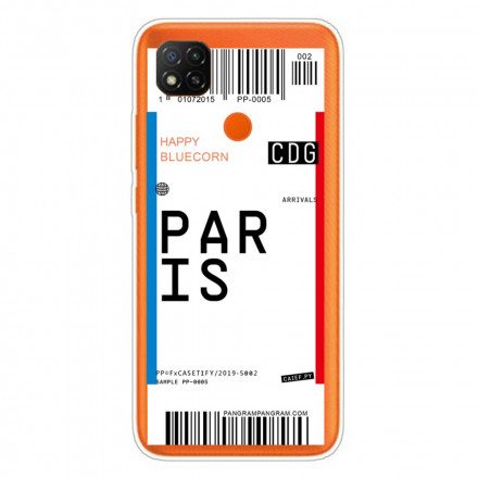 Skal För Xiaomi Redmi 9C Boardingkort Till Paris