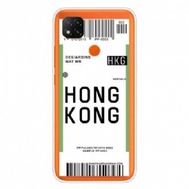 Skal För Xiaomi Redmi 9C Boardingskort Till Hong Kong
