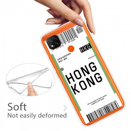 Skal För Xiaomi Redmi 9C Boardingskort Till Hong Kong