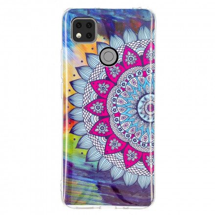 Skal För Xiaomi Redmi 9C Fluorescerande Färgglada Mandala