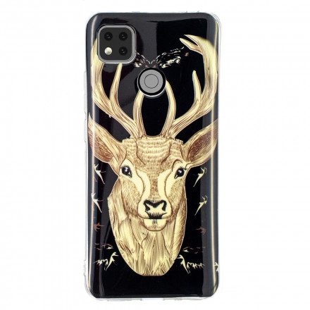 Skal För Xiaomi Redmi 9C Fluorescerande Majestic Stag