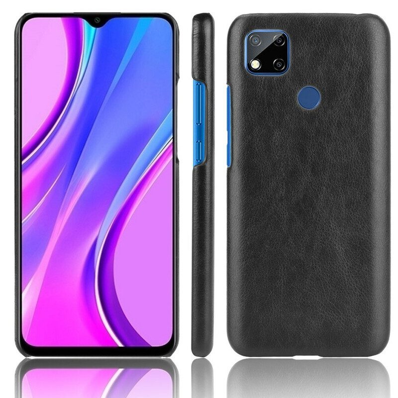 Skal För Xiaomi Redmi 9C Lichi-lädereffekt