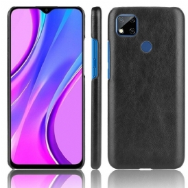 Skal För Xiaomi Redmi 9C Lichi-lädereffekt