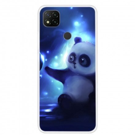 Skal För Xiaomi Redmi 9C Panda I Rymden