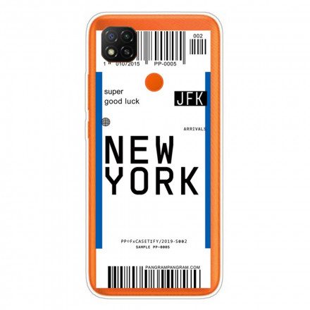 Skal För Xiaomi Redmi 9C Pass Till New York