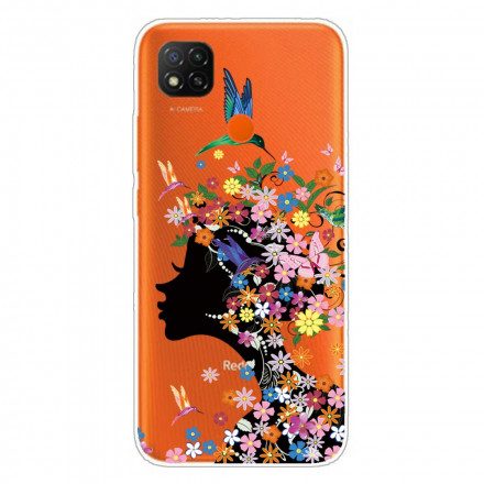 Skal För Xiaomi Redmi 9C Snyggt Blomhuvud