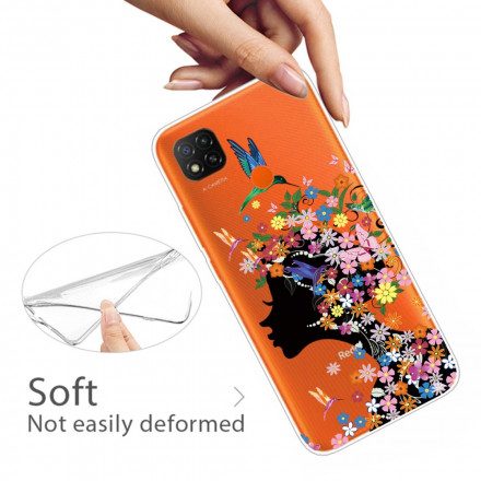 Skal För Xiaomi Redmi 9C Snyggt Blomhuvud