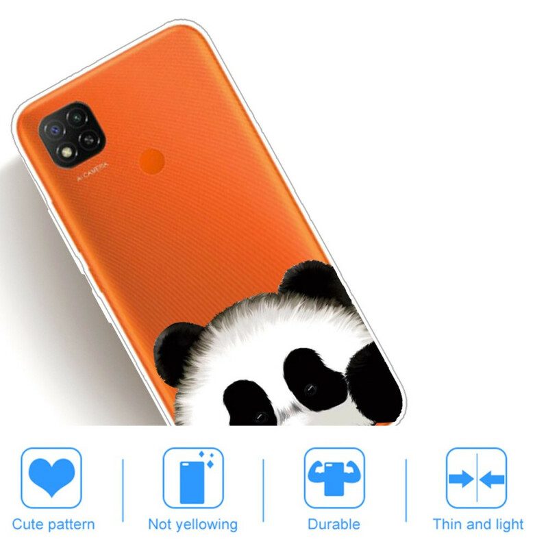 Skal För Xiaomi Redmi 9C Transparent Panda