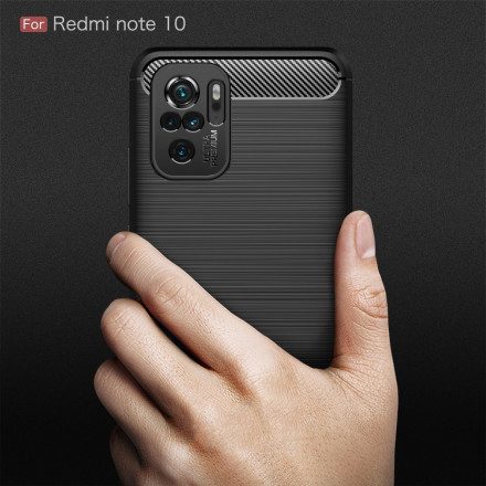 Skal För Xiaomi Redmi Note 10 / 10S Borstad Kolfiber