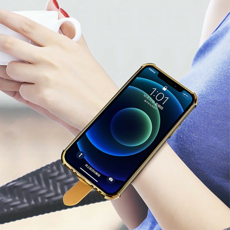 Skal För Xiaomi Redmi Note 10 / 10S Croc Armband