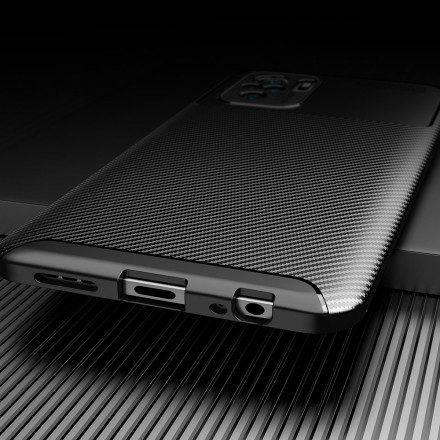 Skal För Xiaomi Redmi Note 10 / 10S Flexibel Kolfiberstruktur