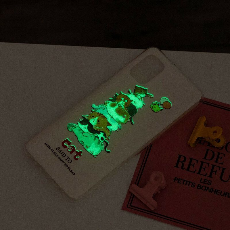 Skal För Xiaomi Redmi Note 10 / 10S Fluorescerande Katter