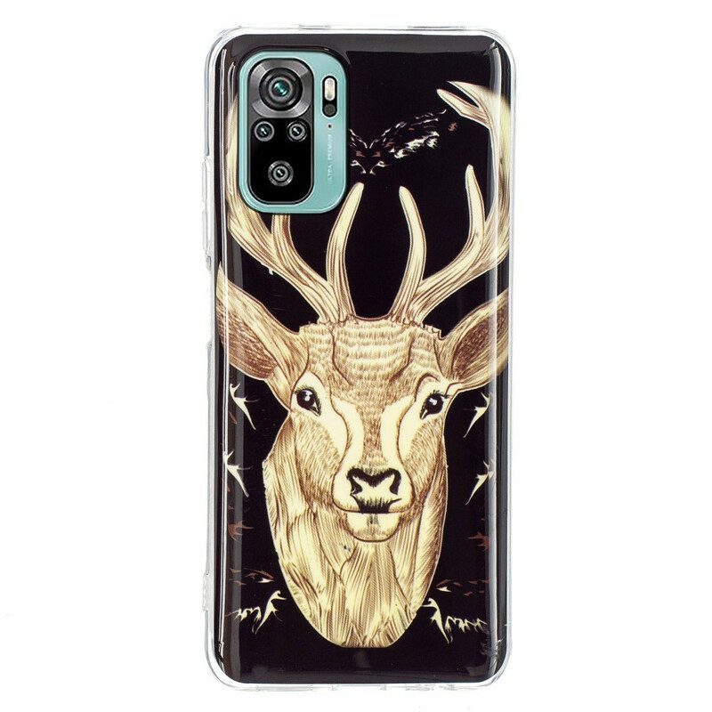 Skal För Xiaomi Redmi Note 10 / 10S Fluorescerande Majestic Stag