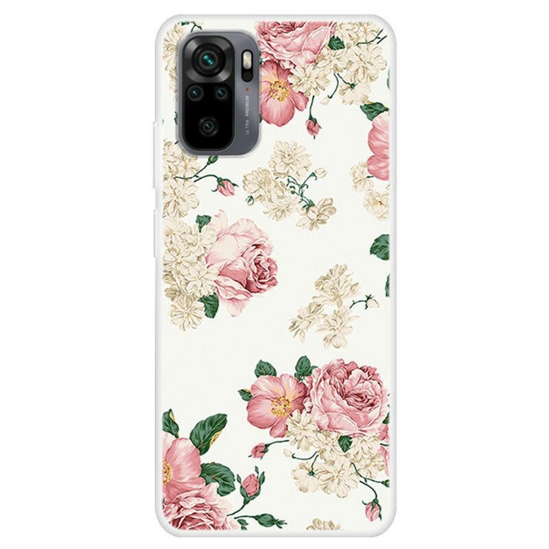 Skal För Xiaomi Redmi Note 10 / 10S Frihetsblommor