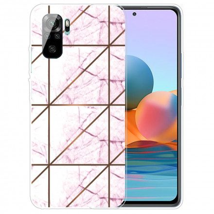 Skal För Xiaomi Redmi Note 10 / 10S Intens Geometri Marmor