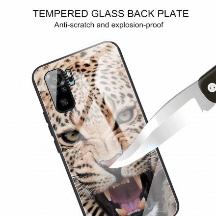 Skal För Xiaomi Redmi Note 10 / 10S Leopard Härdat Glas
