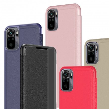 Skal För Xiaomi Redmi Note 10 / 10S Premium Konstläder