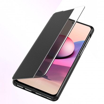 Skal För Xiaomi Redmi Note 10 / 10S Premium Konstläder