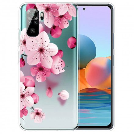 Skal För Xiaomi Redmi Note 10 / 10S Små Rosa Blommor