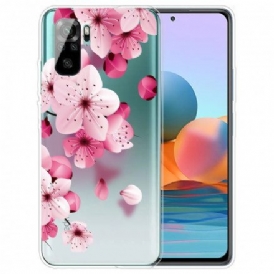 Skal För Xiaomi Redmi Note 10 / 10S Små Rosa Blommor