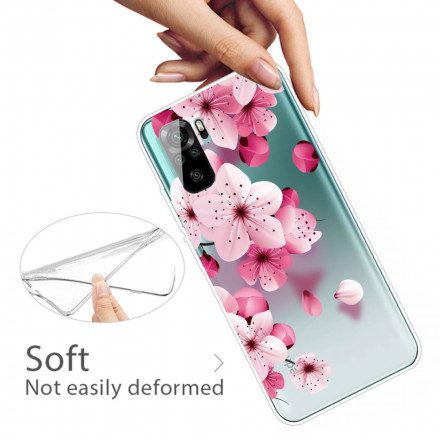 Skal För Xiaomi Redmi Note 10 / 10S Små Rosa Blommor