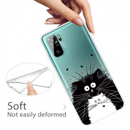 Skal För Xiaomi Redmi Note 10 / 10S Titta På Katterna