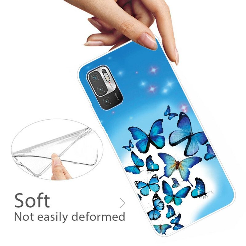 Skal För Xiaomi Redmi Note 10 5G / Poco M3 Pro 5G Fjärilar Fjärilar
