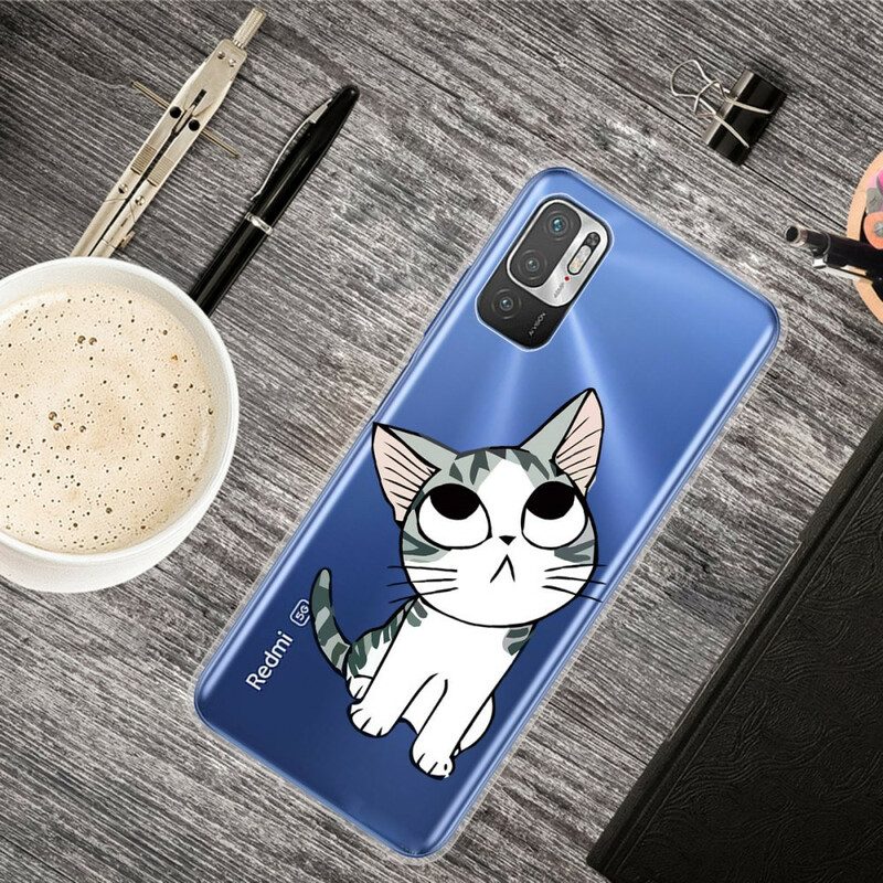 Skal För Xiaomi Redmi Note 10 5G / Poco M3 Pro 5G Härlig Katt
