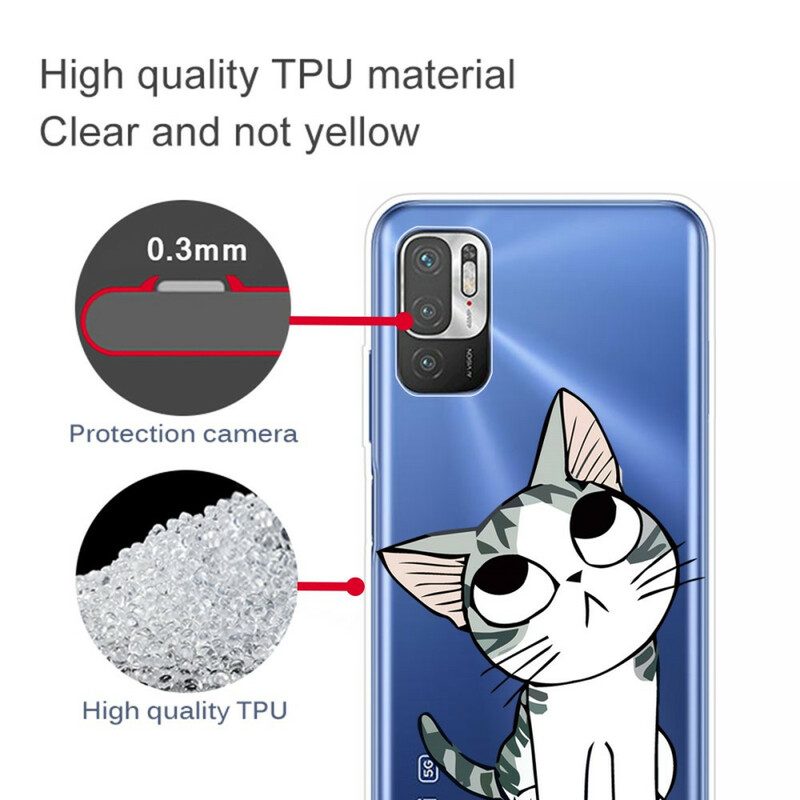 Skal För Xiaomi Redmi Note 10 5G / Poco M3 Pro 5G Härlig Katt