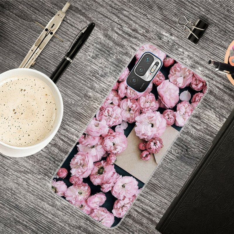 Skal För Xiaomi Redmi Note 10 5G / Poco M3 Pro 5G Intensiva Blommor