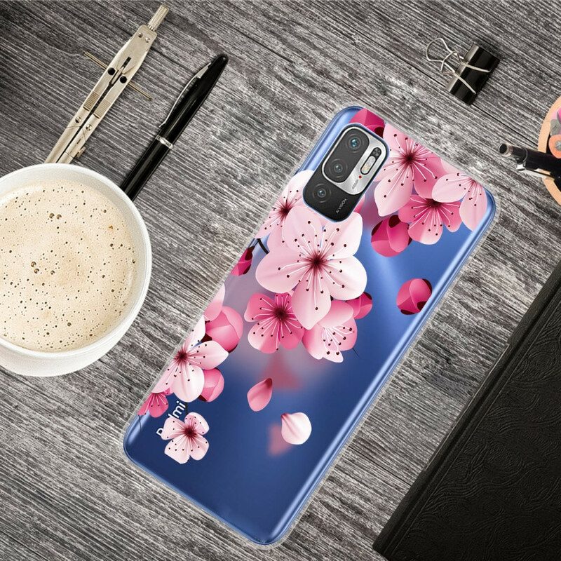 Skal För Xiaomi Redmi Note 10 5G / Poco M3 Pro 5G Små Rosa Blommor