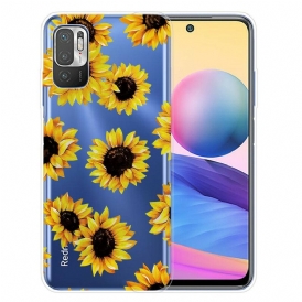 Skal För Xiaomi Redmi Note 10 5G / Poco M3 Pro 5G Solrosor