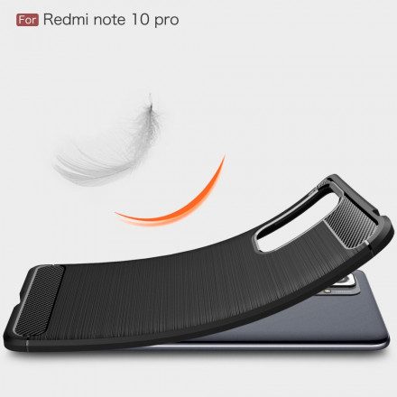 Skal För Xiaomi Redmi Note 10 Pro Borstad Kolfiber