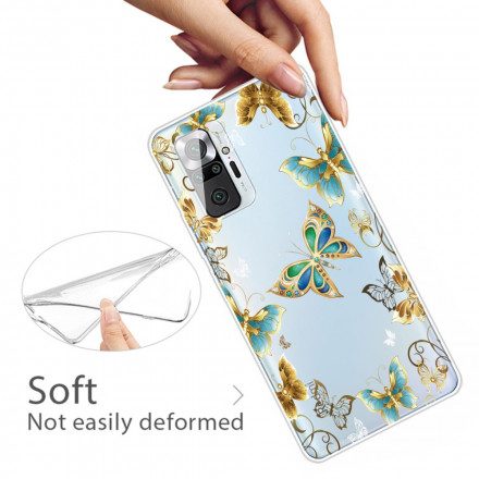 Skal För Xiaomi Redmi Note 10 Pro Flygande Fjärilar