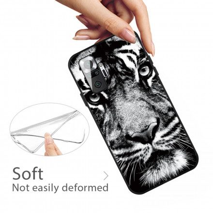 Skal För Xiaomi Redmi Note 10 Pro Svartvit Tiger